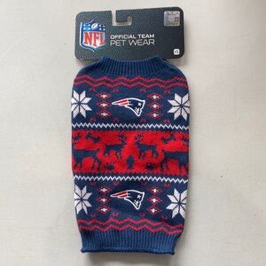 NWT NFL New England Patriots Official Pet Wear Dog Sweater